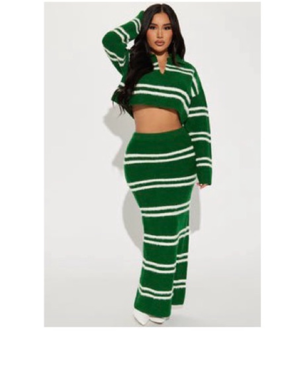 Fashion Nova Making Plans Sweater Skirt Set